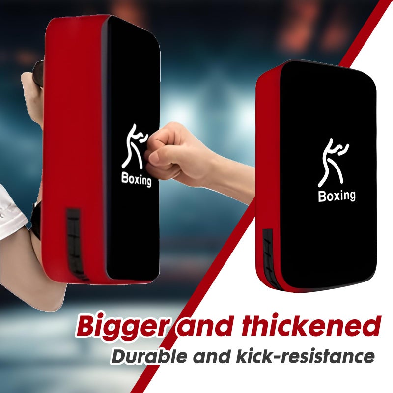 LuiceABC One Karate Taekwondo Boxing Kick Punch Adjustable Soft Shield Durable Training Pad for Boxing, Training and Protecting Your Palm, Wrist and Decreasing The Shock (Black) - Image 3